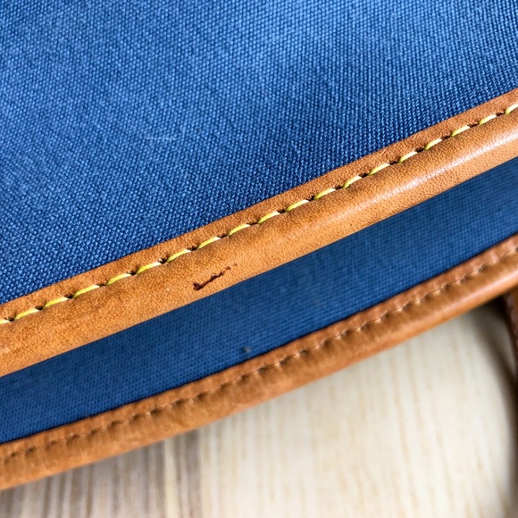 Dooney & Bourke Blue Canvas Shoulder Bag - Picture 6 of 8